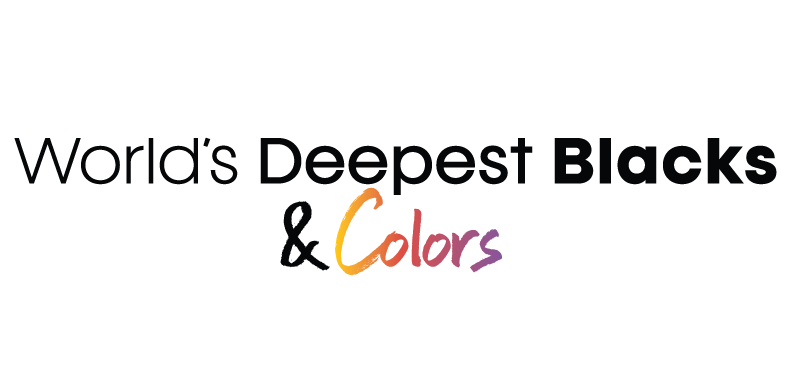 Worlds Deepest Blacks and Colors